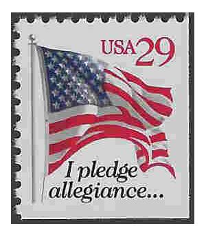 #2594 29c I Pledge Allegiance Booklet Single 1993 Mint NH