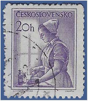 Czechoslovakia # 646 1954 Used