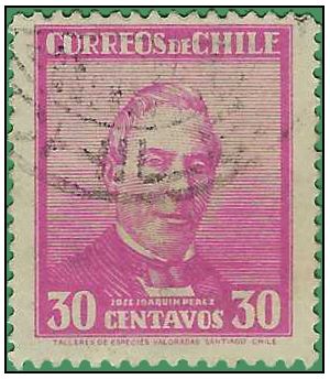 Chile # 185 1934 Used
