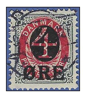 Denmark #  55 1904 Used