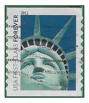 #4486 44c Lady Liberty Coil Single 2010 Used