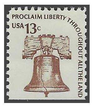#1595 Americana Issue - Liberty Bell Booklet Single DG 1975 Mint NH