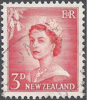New Zealand # 309 1956 Used