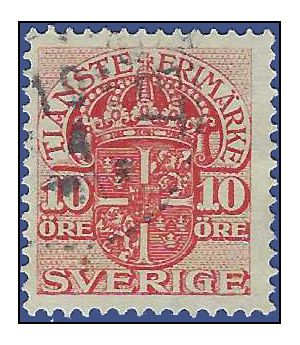 Sweden #O48 1910 Used