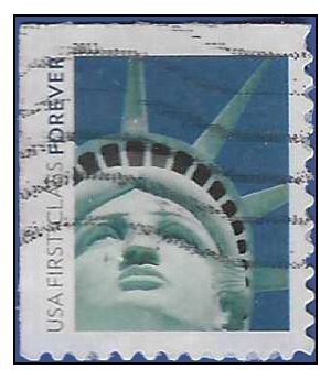 #4518 (44c Forever) Statue of Liberty Booklet Single 2011 Used