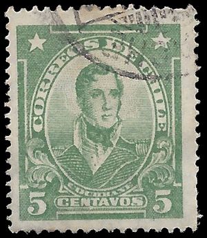 Chile # 163 1929 Used