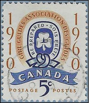 Canada # 389 1960 Used