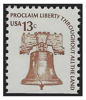 #1595 Americana Issue - Liberty Bell Booklet Single DG 1975 Mint NH