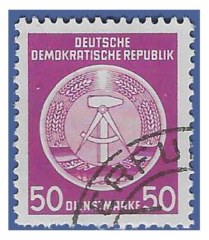 Germany DDR #O14 1954 CTO H