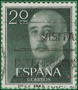 Spain # 817 1955 Used