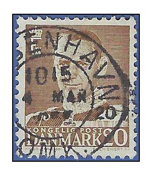Denmark # 320 1950 Used
