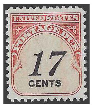Scott J104 17c US Postage Due Dull Gum 1985 Mint NH