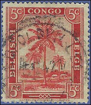 Belgian Congo #187 1942 Used