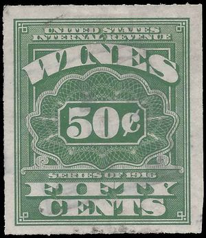 Scott RE 73 50c Internal Revenue: Wines 1933 Used