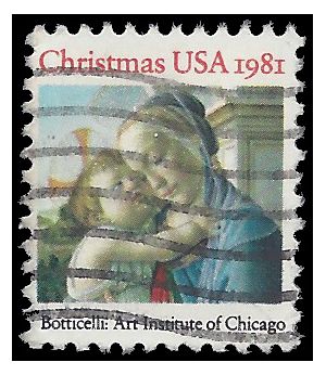 #1939 20c Madonna and Child 1981 Used
