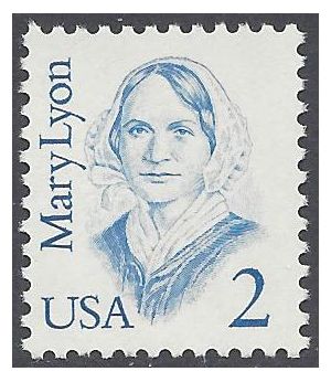 #2169 2c Great Americans Mary Lyon 1987 Mint NH