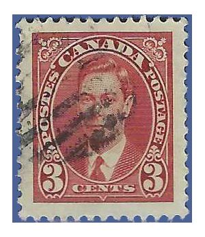 Canada # 233 1937 Used