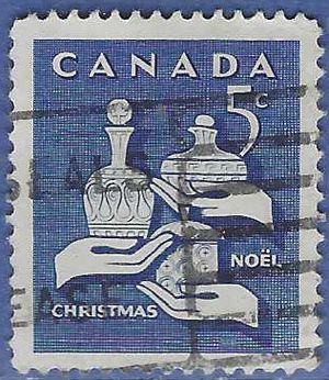 Canada # 444 1965 Used