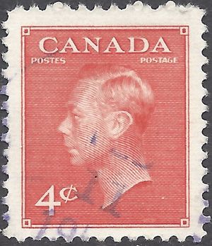 Canada # 306 1951 Used