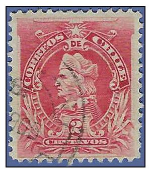 Chile #  52 1902 Used