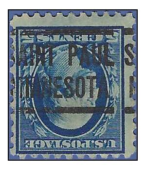 # 428 5c George Washington 1914 Used Precancel SAINT PAUL MINNESOTA