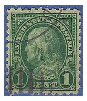 # 581 1c George Washington 1923 Used