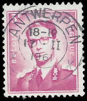 Belgium # 455 1958 Used