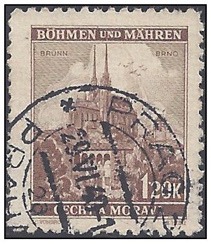 Bohemia and Moravia #42 1940 Used