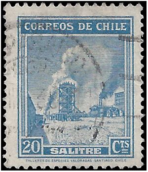 Chile # 201 1938 Used