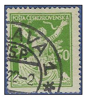 Czechoslovakia #  87 1920 Used
