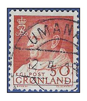 Greenland # 59 1966 Used