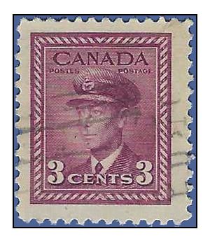 Canada # 252 1943 Used
