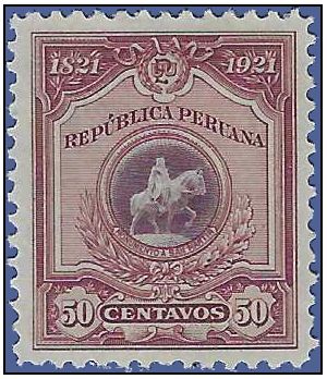 Peru # 230 1921 Mint NG Minor HR