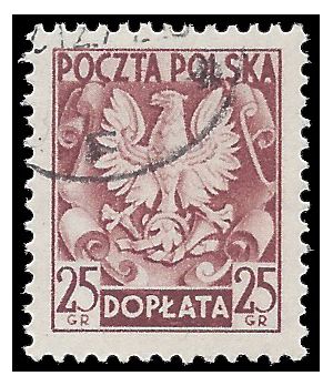 Poland #J139 1953 CTO