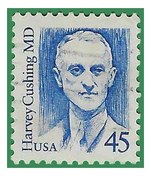 #2188 45c Great Americans Harvey Cushing MD 1988 Used