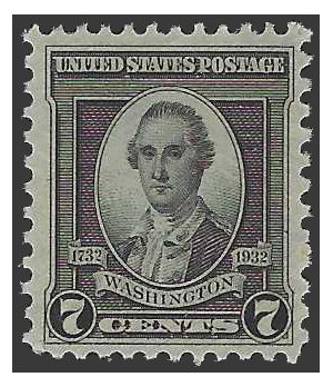 # 712 7c George Washington 1932 Mint NH