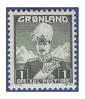 Greenland #  1 1938 Mint H