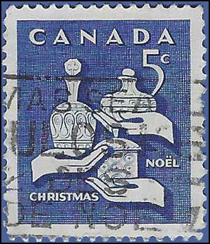 Canada # 444 1965 Used