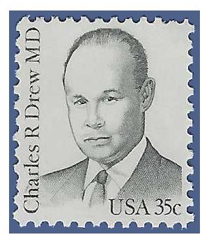 #1865 35c Great Americans Charles R. Drew MD 1981 Mint NH