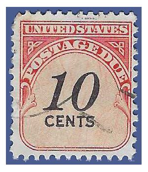 Scott J97 10c US Postage Due 1959 Used