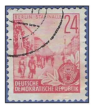 Germany DDR # 163a 1953 CTO