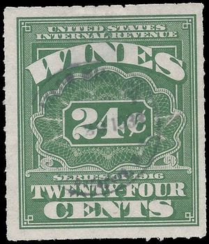 Scott RE 70 24c Internal Revenue: Wines 1933 Used