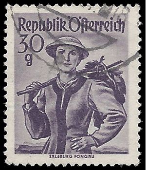 Austria # 527 1950 Used