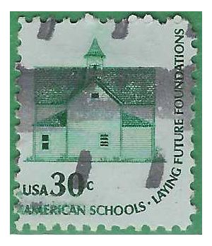 #1606 30c Americana Series Morris Township School No2 1979 Used