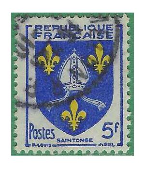 France # 739 1954 Used