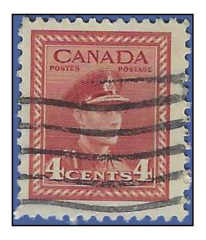 Canada # 254 1943 Used