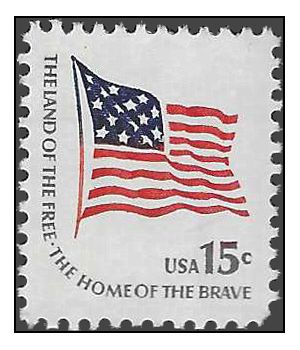 #1597 15c Fort McHenry 15 Star Flag 1979 Mint NH