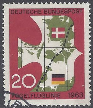 Germany # 864 1963 Used