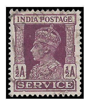 India #O106a 1943 Used