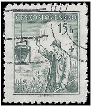 Czechoslovakia # 645 1954 Used